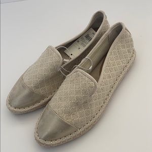 Womens Carly Cream Espadrille Flat